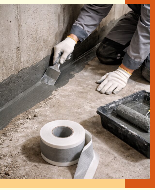 Гидроизоляция швов и герметизация стыков в Киржаче от 1289 руб. | ТепломастерКрж