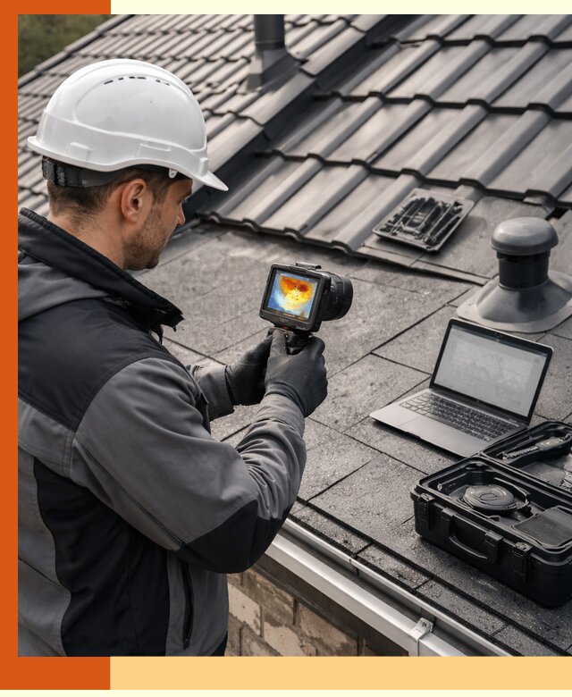 Тепловизионное обследование кровли в Киржаче для выявления дефектов