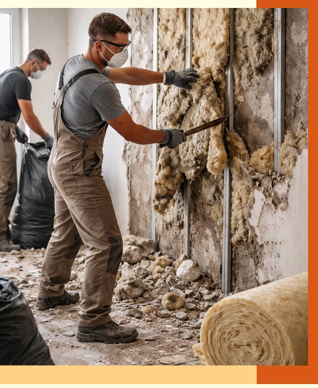 Демонтаж старого утеплителя в Киржаче от 3609 руб. — работы под ключ | ТепломастерКрж