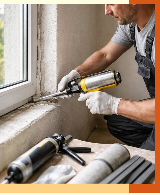 Герметизация стыков и примыканий в Киржаче от 1237 руб. под ключ | ТепломастерКрж