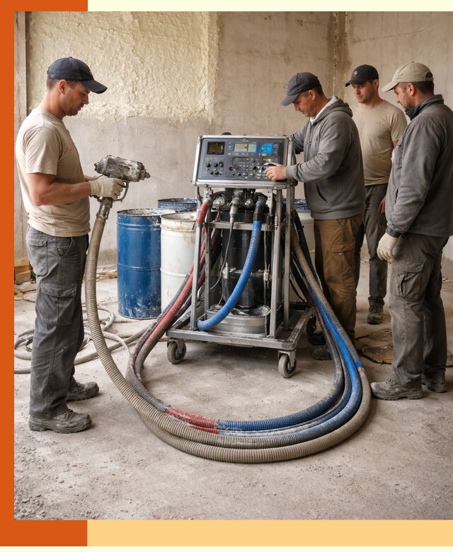 Аренда установки для напыления ППУ в Киржаче на выгодных условиях